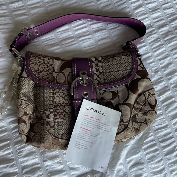 Vintage Y2K Patchwork Coach Shoulder Bag - Picture 13 of 13